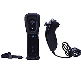 Black Remote and Nunchuk Controller   Case for Wii