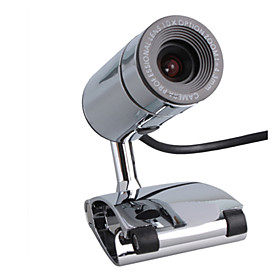 4.0 Megapixel USB Webcam Microphone (Silver)