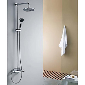 Contemporary Shower Faucet with 8 inch Shower Head   Hand Shower