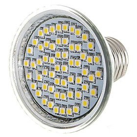 LightInTheBox - E27 60-LED 3500K 240-Lumen Warm White Light Bulb - Silver (110V)