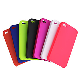 Silicone Protective Case for iPhone 4 - Color (7 Colors Per Pack)