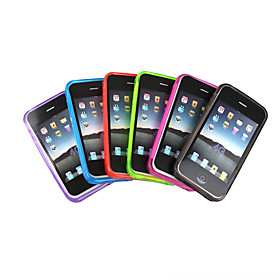 Transparent Silicon Case For Iphone 4G Package Sale (Pack Of 6pcs, Color Assorted)