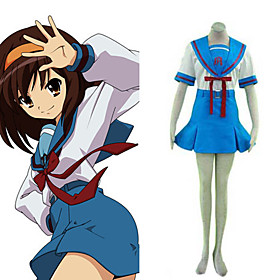 Japanese School Uniform Haruhi Suzumiya Cosplay Costume