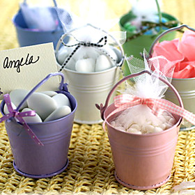 Metal Favor Pail - Set of 12 (More Colors)