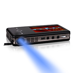 Built-in 2GB MP4 Player 3.0' TFT LCD Mini LED Projector with TF Card Slot(PPMP-12A)