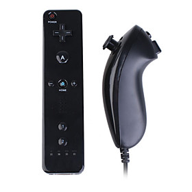 Remote and Nunchuk Controller   Case for Wii/Wii U (Black)