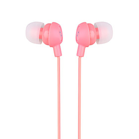 Smiley In-Ear Earphones (Peach Pink)
