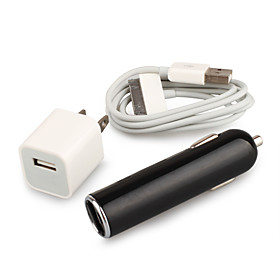 2-in-1 Universal USB / AC Adapter / KFZ Ladegerät für iPhone (us)