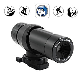 HighlightsSecurely and easily attaches to practically any surface, including sports helmets and mountain bike handlebars, with its versatile array of mounting attachments.Can also be used as a webcam (although, to use this amazing sports camcorder as a webcam would be like using a samurai sword as a butter knife!)Specification General Width 100mm Depth 55mm Height 55mm Main Features Image Sensor CMOS sensor Effective Sensor Resolution 1.3MP Video Resolution VGA 640x480, QVGA 320x240 @ 30fps Video Format AVI Memory / Storage Built-in Memory Built-in 64MB External Memory Type Micro SD External Memory Maximum Support Up to 8GB Connections Interface USB 2.0 Battery Supported Battery Li-ion Battery Additional Features TV Output NTSC/PAL What's in the boxExtreme Sports Action CameraCamera GripHelmet GripHandle Bar GripSilicon Fastening StrapVelcro Fastening Strap (short)Velcro Fastening Strap (long)AdhesiveSilicon Grease2.5mm RCA to A/V CableMiniUSB to USB Cable Extreme Sports Action Camera
