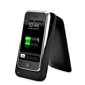 Battery Charger   Holder with Stereo Speakers for iPhone (Black)