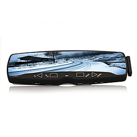 Bluetooth Handsfree Car Kit Rearview Mirror-LCD Screen-Voice Dialing-MP3 With SDMMC Port-Microphone-Speaker-Earpiece