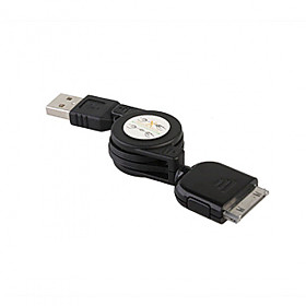 Retractable USB Data   Charging Cable for All iPod/iPhone (70CM-Cable)