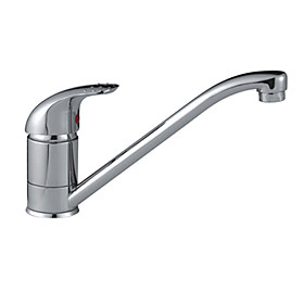 Single Handle Chrome Centerset Kitchen Faucet 