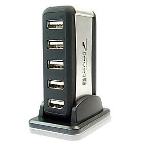 Vertical Tower 7 Port USB 2.0 Hub