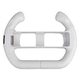 Racing Steering Wheel Controller for Wii/Wii U (White)
