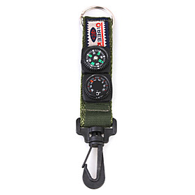 Multifunctional Ourdoor Tool (Compass Thermometer Hiking Clip)