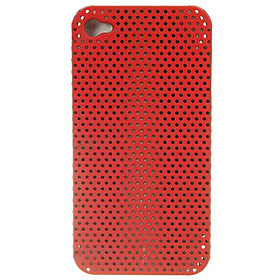 Protective Mesh Case for iPhone 4 (Red)