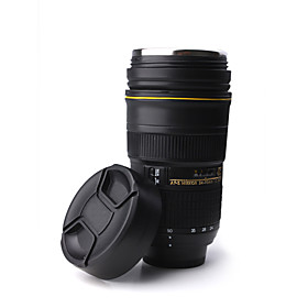 Unique Simulation Nikon Camera Lens Style 300ml Stainless Steel Thermos Mug Cup