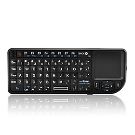 2.4G Wireless Mini Keyboard with Touchpad and Laser Pointer