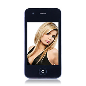 buy Hiphone 4 WIFI TV JAVA Dual Card Quad Band Bluetooth FM 3.0'' Touch Screen Cell Phone Black (2GB TF Card)(SZ05630089)