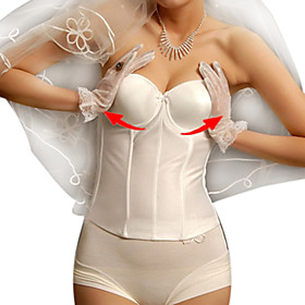 Cotton Detachable Straps Corsets Wedding/ Special Occasion Shapewear plus size,  plus size fashion plus size appare 