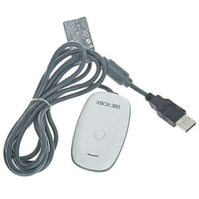 Xbox 360 Wireless Control Gaming Receiver for PC (White Grey) Xbox 360 Wireless Control Gaming Receiver for PC (White Grey)