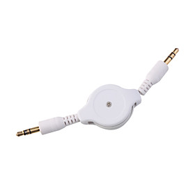 3.5mm M to M Retractable Audio Data Cable for iPod/iPhone/iPad/MP3 Players