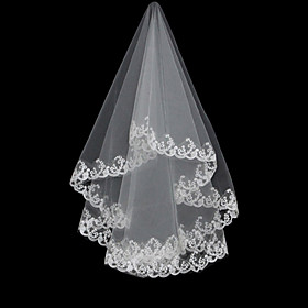 1 Layer Waltz Length Wedding Veil (0498-TS100)