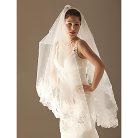 1 Layer Cathedral Length Wedding Veil (TS057) 270cm length