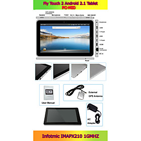 wholesale Fly Touch - 10 Inch Touchscreen Android 2.1 Internet Tablet + GPS