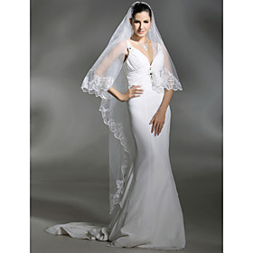 1 Layer Cathedral Length Wedding Veil