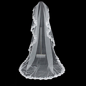 1 Layer Cathedral Length Wedding Veil