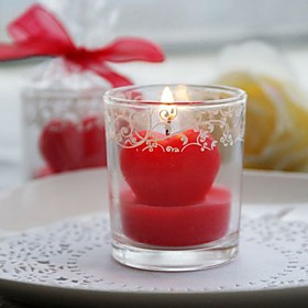 LightInTheBox - Heart Candle in Glass Vase