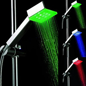Color Changing LED Hand Shower - Chrome Finish Color Changing LED Hand Shower - Chrome Finish