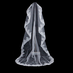 1 Layer Chapel Length Wedding Veil (0498-TS079)