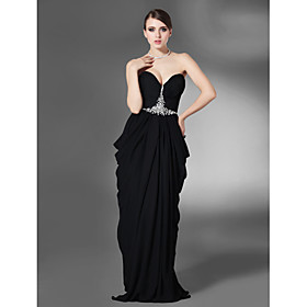 CLIO - Kleid für Abendveranstaltung aus Chiffon und Elastische Seide