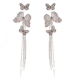 Beautiful Alloy With Rhodium Plated Earrings Beautiful Alloy With Rhodium Plated Earrings