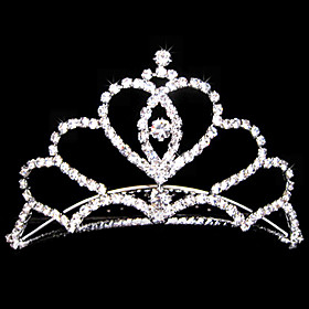 Gorgeous Alloy With Czech Rhinestones Wedding Bridal Tiara