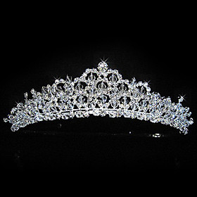 Alloy With Rhinestones Wedding Bridal Tiara