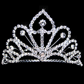 Gorgeous Alloy With Czech Rhinestones Wedding Bridal Tiara