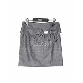 Front Bows Design Short Skirt / Women's Skirts (FF-L-CA0853001) Front Bows Design Short Skirt / Women's Skirts (FF-L-CA0853001)