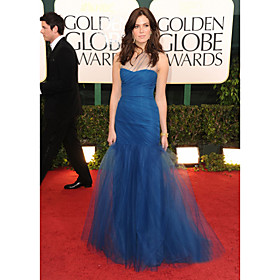 Mandy Moore Trumpet/ Mermaid Sweetheart Floor-length Tulle Evening/ Golden Globe Dress (WSA11509)