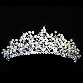 Beautiful Alloy With Rhinestones Wedding Bridal Tiara