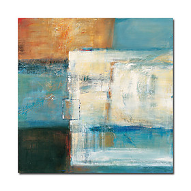 Hand-painted Abstract Oil Painting with Stretched Frame