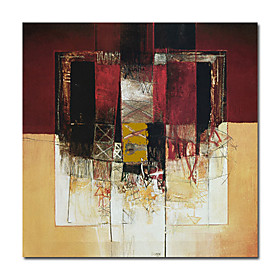 Hand-painted Abstract Oil Painting with Stretched Frame