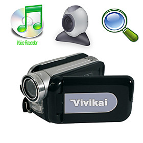 HD 1280 720@30FPS 5MP CMOS Digital Video Camera with 3.0 Inch TFT LCD Screen 8X Digital Zoom / PC Camera(HD-8000)