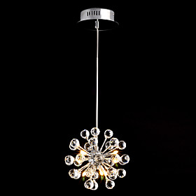 K9 Crystal Chandelier with 6 Lights in Globe Shape