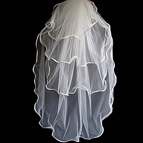 4 Layers Fingertip Length Wedding Veil (TS019)