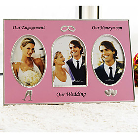 Engagement, Wedding, Honeymoon" Picture Frame