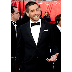 Single-Breasted 2 Button Notch Lapel Non-vented Groom Wear/ Tuxedo/ Men's Suit Jacket and Trousers